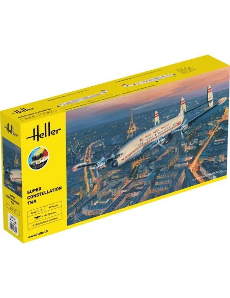 STARTER KIT Super Constellation TWA, 1/72 - Heller 58391