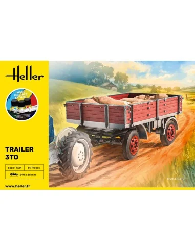 STARTER KIT Trailer 3to, 1/24 - Heller 57410