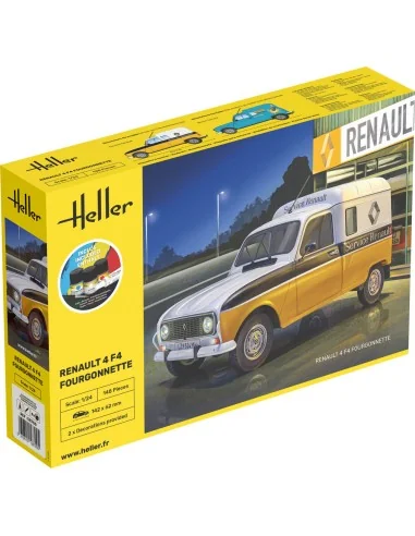 STARTER KIT Renault 4 F4 Fourgonette, 1/24 - Heller 58700