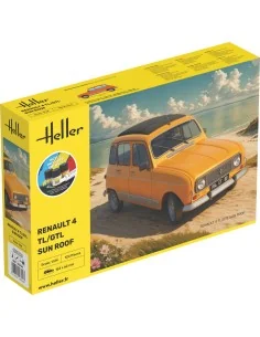 STARTER KIT Renault 4 TL/GTL Sun Roof, 1/24 - Heller 58704