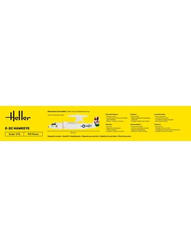 STARTER KIT E-2C Hawkeye, 1/72 - Heller 58300