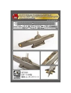 Photo-Etched Conversion KIT FOR GERMAN WWII Type XXI Submarine, 1/3...