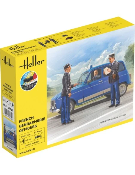STARTER KIT French Gendarmerie Officers, 1/24 - Heller 58751