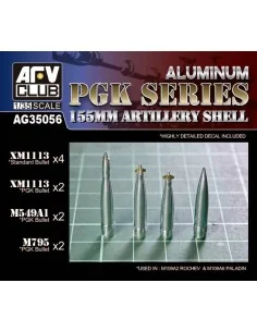 155MM ARTILLERY SHELL PGK SERIES, 1/35 - AFV-Club AG35056