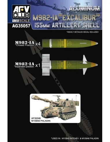 New 155mm artillery shell, 1/35 - AFV-Club AG35057