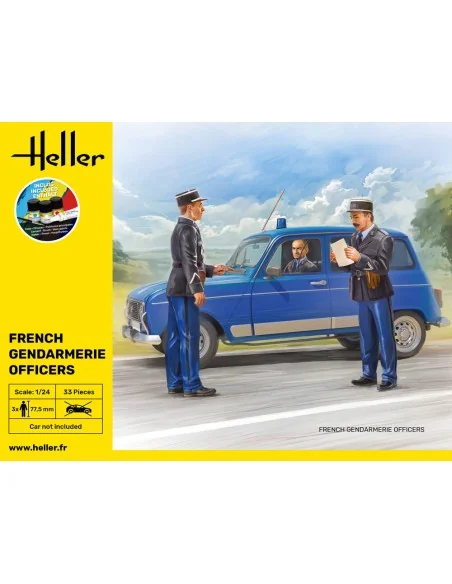 STARTER KIT French Gendarmerie Officers, 1/24 - Heller 58751