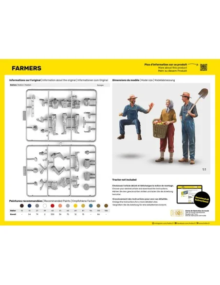 STARTER KIT Farmers, 1/24 - Heller 58752
