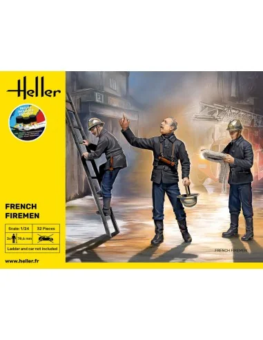 STARTER KIT French Firemen, 1/24 - Heller 58753