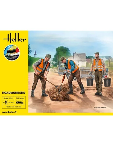 STARTER KIT Road Workers, 1/24 - Heller 58754