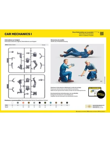 STARTER KIT Car Mechanics I, 1/24 - Heller 58755