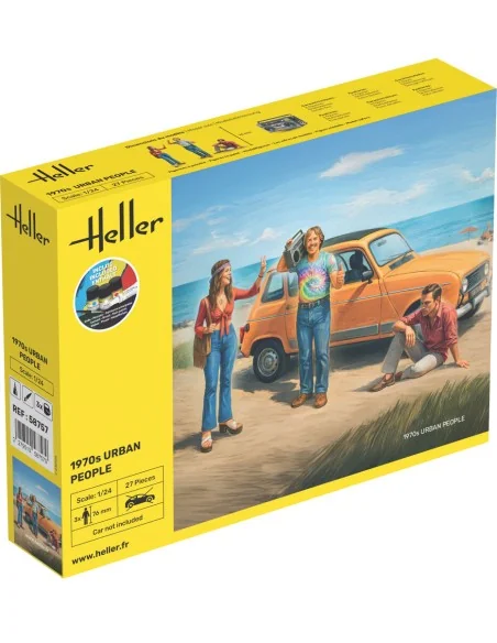 STARTER KIT 1970s Urban People, 1/24 - Heller 58757