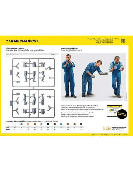 STARTER KIT Car Mechanics II, 1/24 - Heller 58756