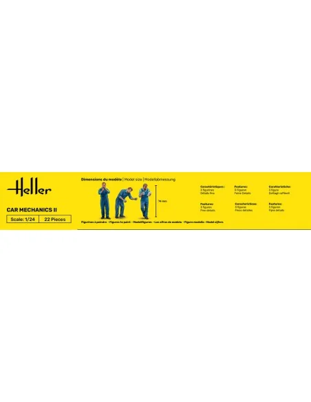 STARTER KIT Car Mechanics II, 1/24 - Heller 58756