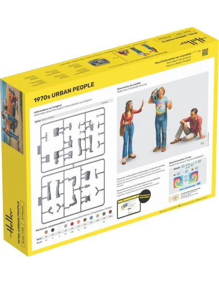 STARTER KIT 1970s Urban People, 1/24 - Heller 58757