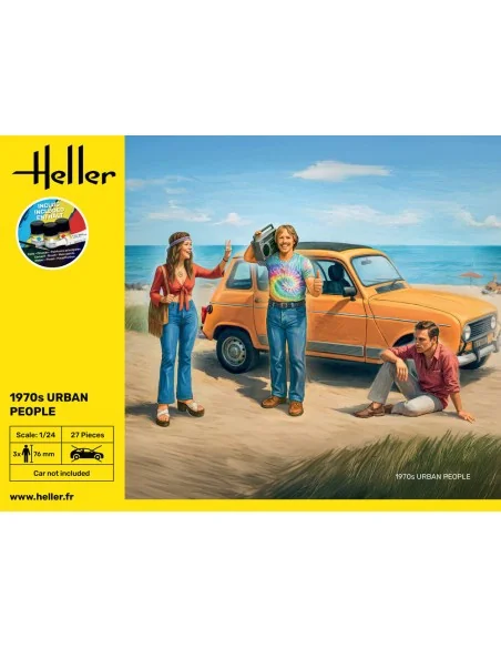 STARTER KIT 1970s Urban People, 1/24 - Heller 58757