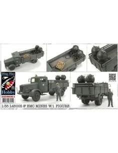 [NO_DESC] L4500S & EMC Mines w/1 Figure, 1/35 - AFV-Club DH96004
