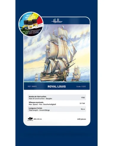 STARTER KIT Royal Louis, 1/200 - Heller 58892