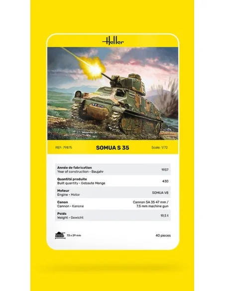 Somua S35, 1/72 - Heller 79875