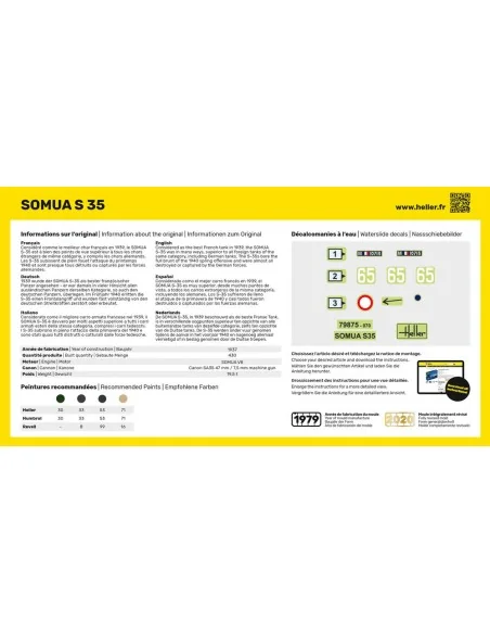 Somua S35, 1/72 - Heller 79875