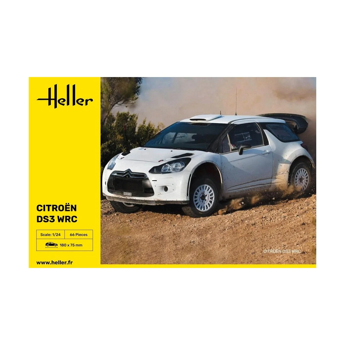 Citroen DS3 WRC, 1/24 - Heller 80758 Citroen DS3 WRC, 1/24 - Heller 80758