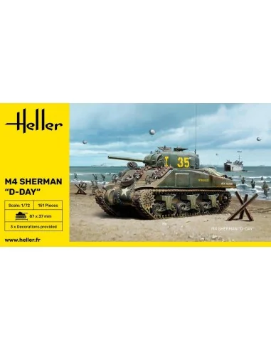 M4 Sherman D-Day, 1/72 - Heller 79892