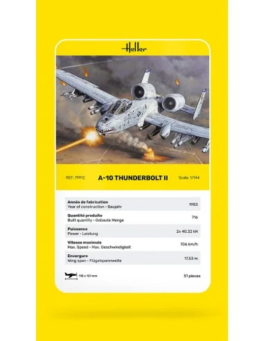 A-10 Thunderbolt II, 1/144 - Heller 79912