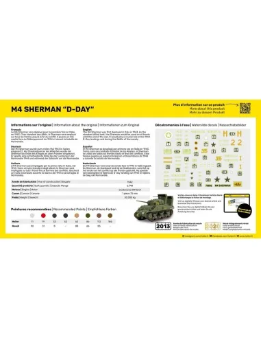 M4 Sherman D-Day, 1/72 - Heller 79892