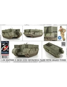 1/35 British 3 Inch gun Churchill tank &, 1/35 - AFV-Club DH96006