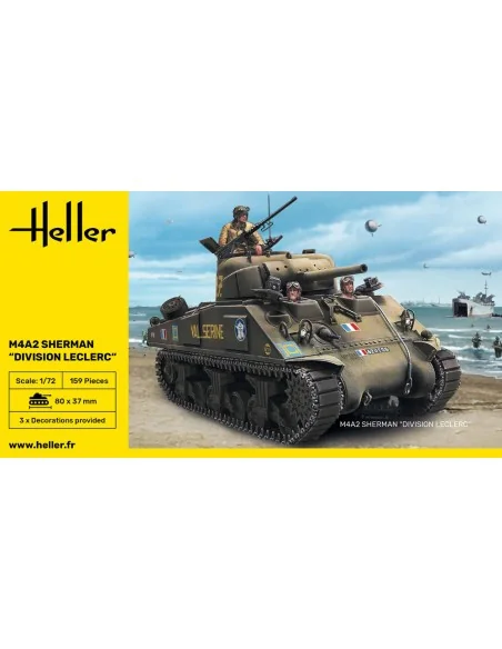 M4A2 Sherman "Division Leclerc", 1/72 - Heller 79894