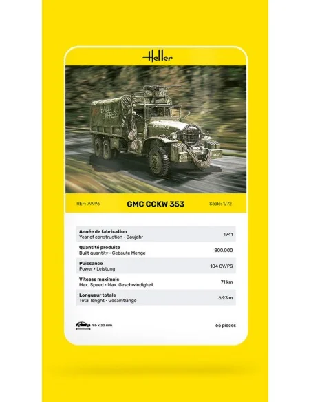 GMC CCKW 353, 1/72 - Heller 79996