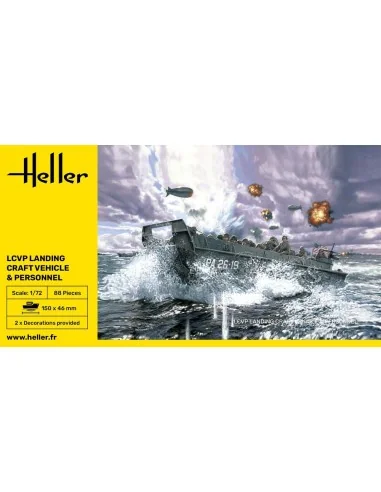 LCVP Landing Craft Vehicle & Personnel, 1/72 - Heller 79995
