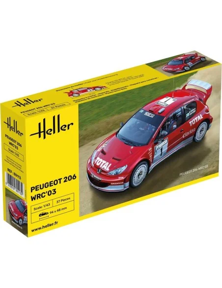 Peugeot 206 WRC'03, 1/43 - Heller 80113