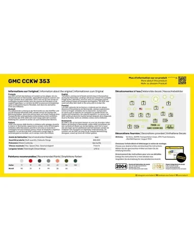 GMC CCKW 353, 1/72 - Heller 79996