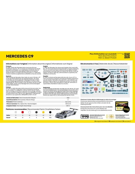 Mercedes C9, 1/43 - Heller 80107