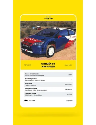 Citroën C4 WRC Speed, 1/43 - Heller 80117
