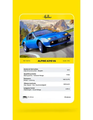 Alpine A310, 1/43 - Heller 80146