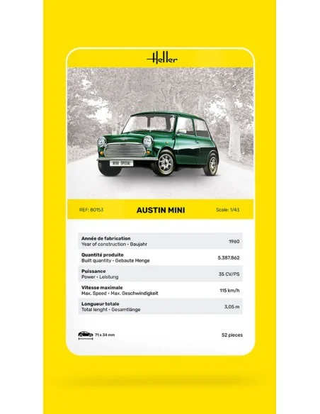 Mini, 1/43 - Heller 80153
