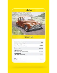 Peugeot 203, 1/43 - Heller 80160