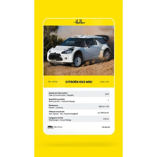 Citroen DS3 WRC - Heller 80758