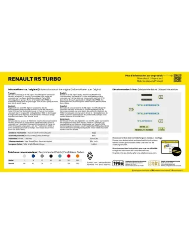 Renault R5 Turbo, 1/43 - Heller 80150