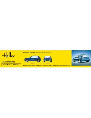Renault R5 Turbo, 1/43 - Heller 80150
