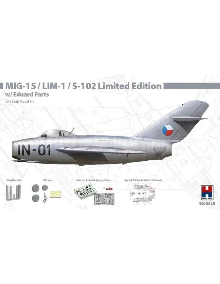 MIG-15 / LIM-1 Limited Edition, 1/48 - Hobby 2000 48005LE