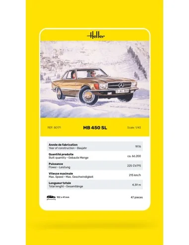 MB 450 SL, 1/43 - Heller 80171