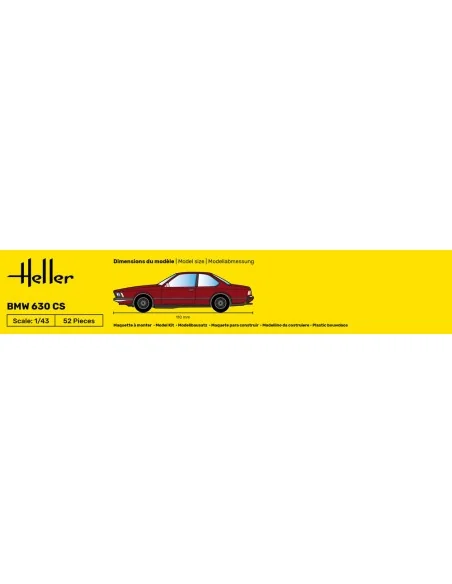 BMW 630 CS, 1/43 - Heller 80166