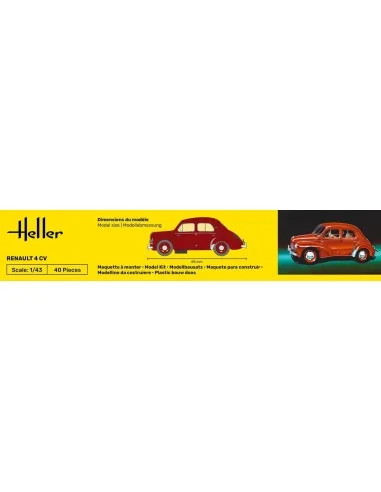 Renault 4 CV, 1/43 - Heller 80174