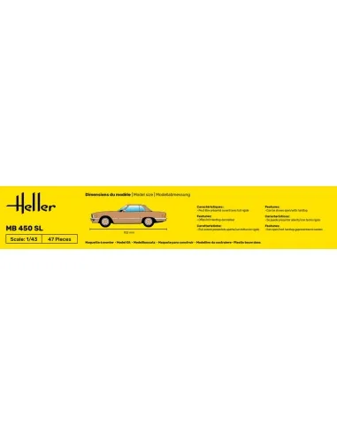 MB 450 SL, 1/43 - Heller 80171
