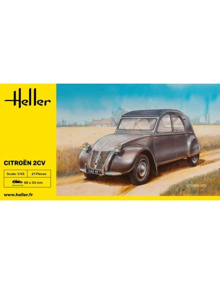 Citroen 2 CV, 1/43 - Heller 80175