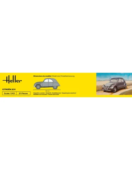 Citroen 2 CV, 1/43 - Heller 80175