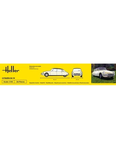 Citroen DS 19, 1/43 - Heller 80162