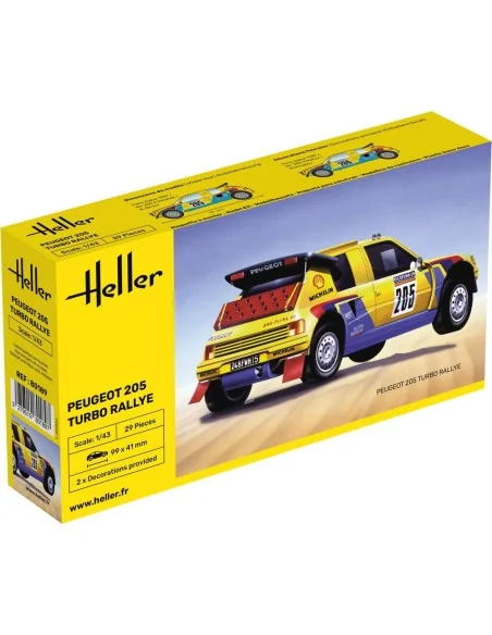 Peugeot 205 Turbo Rallye, 1/43 - Heller 80189